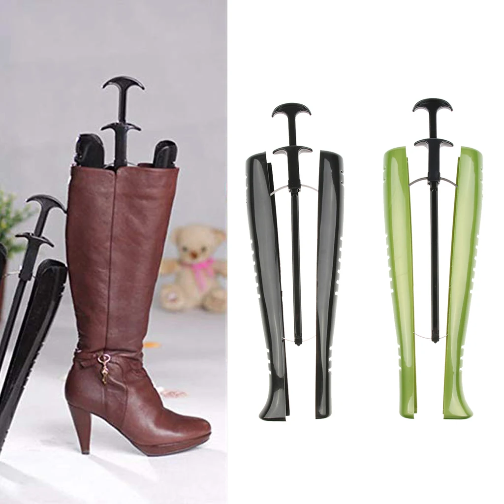2PC Boots Stand Holder Womens Shoes Tree Stretcher Support Organizer 48cm