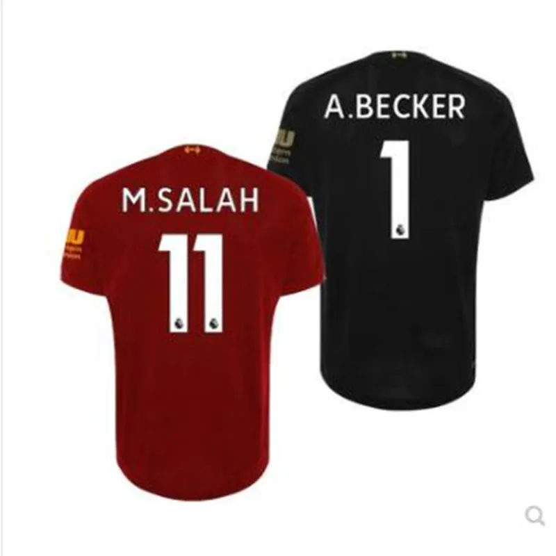 Футбольная Футболка для взрослых 19 20 Футбольная Футболка M. SALAH FIRMINO MANE VIRGIL HENDERSON ROBERTSON MILNER KEITA 19/20 Футбольная Футболка