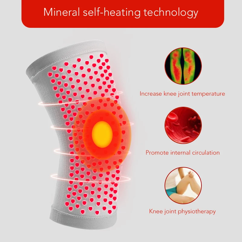 Skup (2 sztuk) turmalin samo ogrzewanie wsparcie ochraniacze na kolana orteza stawu skokowego ciepłe na zapalenie stawów wspólne ulga w bólu i powrót do zdrowia