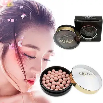 

High Quality Matte Blush Ball Eye Shadow Repair Classic Ball 3 In1 Loose Powder Ball Waterproof Long Lasting Natural Face Makeup