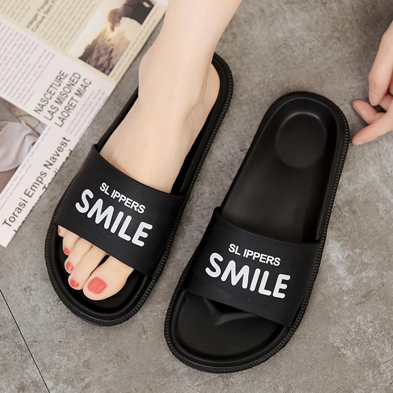 Sandalias de baño antideslizantes para mujer y hombre, chanclas de EVA con agujeros para agua, zapatos de Interior para la - AliExpress