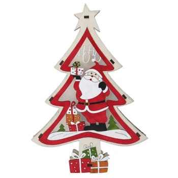 

Wooden Christmas Tree Christmas Decoration Ornaments, Home Bedroom Pendant