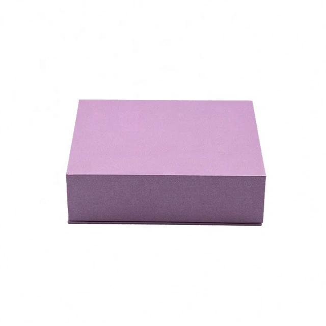Luxury Gift Bags of Bright Purple Color in Film-coated Cardboard 