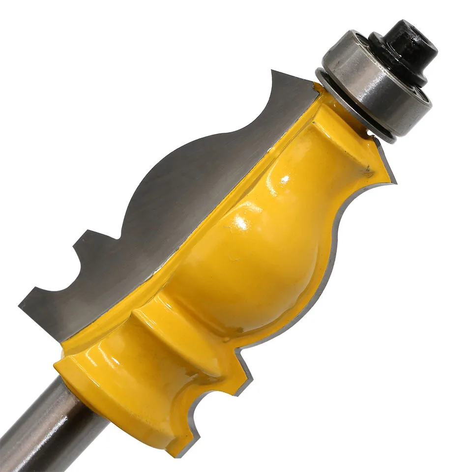 Milling Cutter, Woodworking Tools-8mm Shank Architectural Molding Router Bit for CNC Woodworking