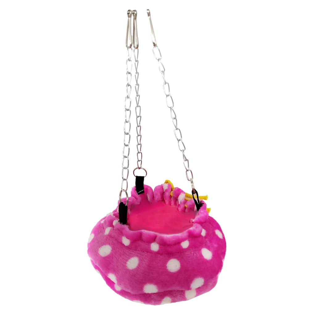 Soft Small Animal Hamster Cage Hanging Hammock For Small Pet Mice Rat Small Animal Nest Hanging Bed Nest Cage Hammock