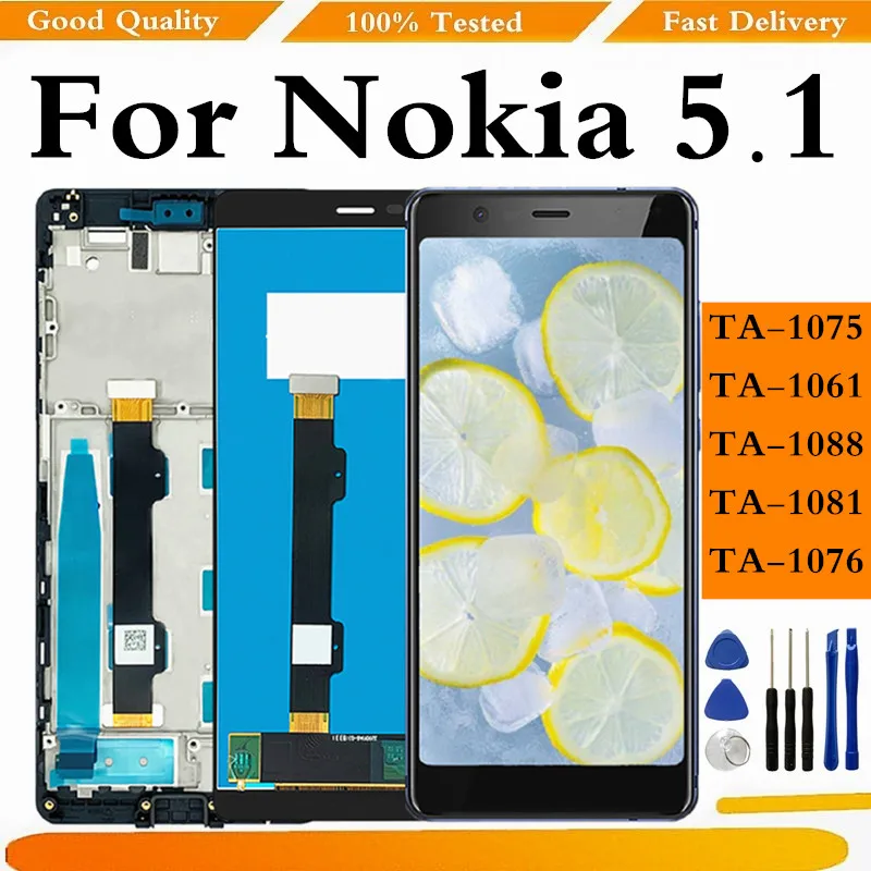 5 &quotоригинальный экран для Nokia 1 ЖК-дисплей сенсорный дигитайзер в сборе запасные