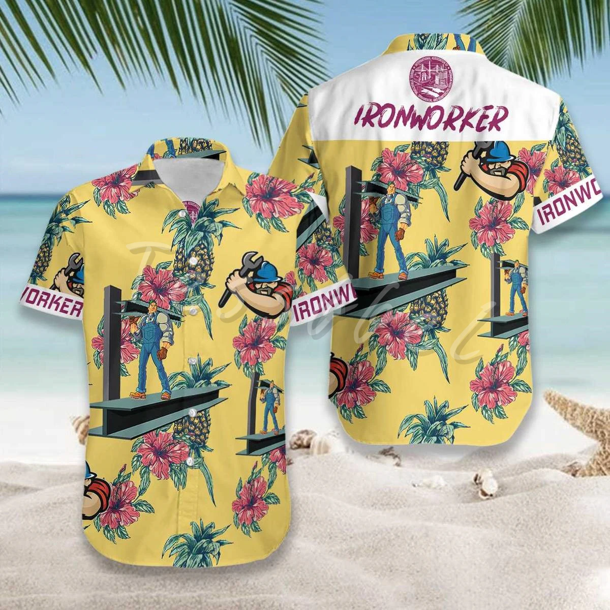 

Tessffel Ironworker Hawaiian Shirts 3D Print Men’s Beach Shirt Fashion Summer Harajuku Casual Short Sleeve Streetwear Style-6