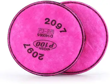 

(2 Pcs )Particulate Filter Compatible with 2097, Installed on 6000 7000 FF-4 Filter Retainer Use, 4.3 Inch