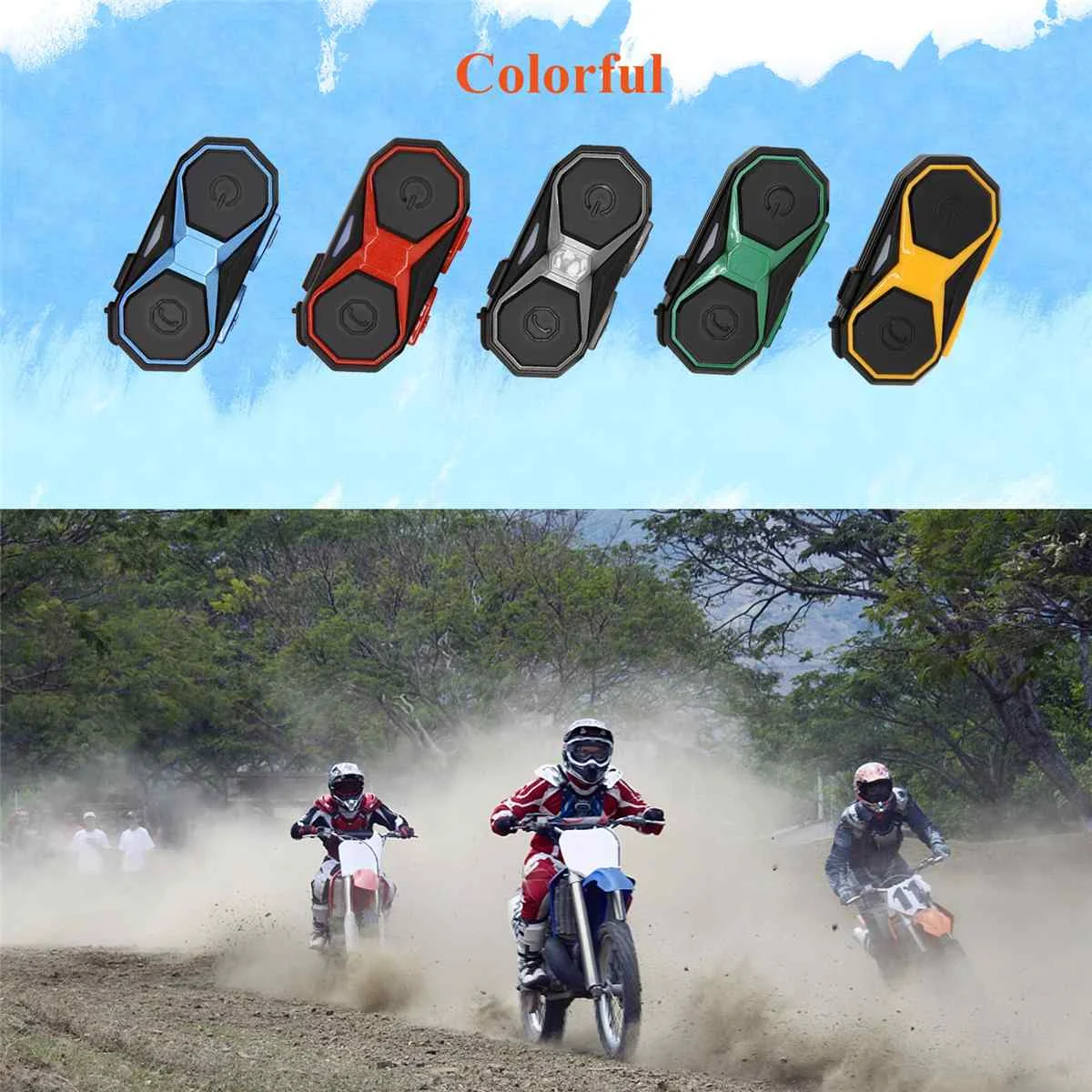 2 шт. Pro moto rcycle шлем bluetooth гарнитура moto rcycle домофон moto 3 Rider 1000 м беспроводной Intercomunicador BT Interphone