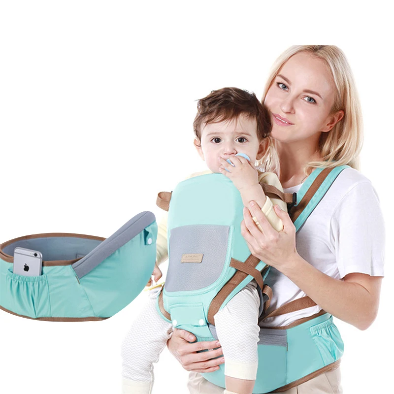 Slide Summer Breathable Ergonomic Baby Carrier Waist Stool Shoulder Multifunctional Baby Carrier Mother Baby Product Sales