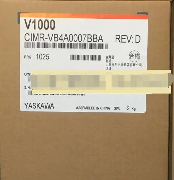 Новый оригинальный аутентичный Anchuan инвертор V1000 CIMR-VB4A0007BBA / BAA 2.2KW 3.0KW 3-фазный 380В |