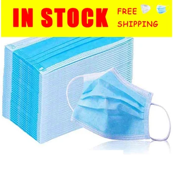 

Disposable Breathable 3 Layer Non Woven Facial Mouth Mask Anti Pollution/Influenza Anti Dust Bacterial Unisex