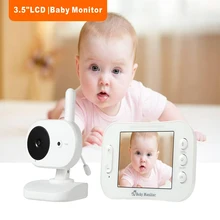 Двусторонняя беспроволочная цветная видеоняня 3,5 дюйма с высоким разрешением, детская няня с камерой безопасности, Детская портативная рация, няня