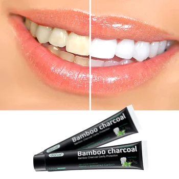 

Tooth Care Bamboo Natural Activated Charcoal Teeth Whitening Toothpaste Remove Stains Fresh Breath Strong Teeth Toothpaste