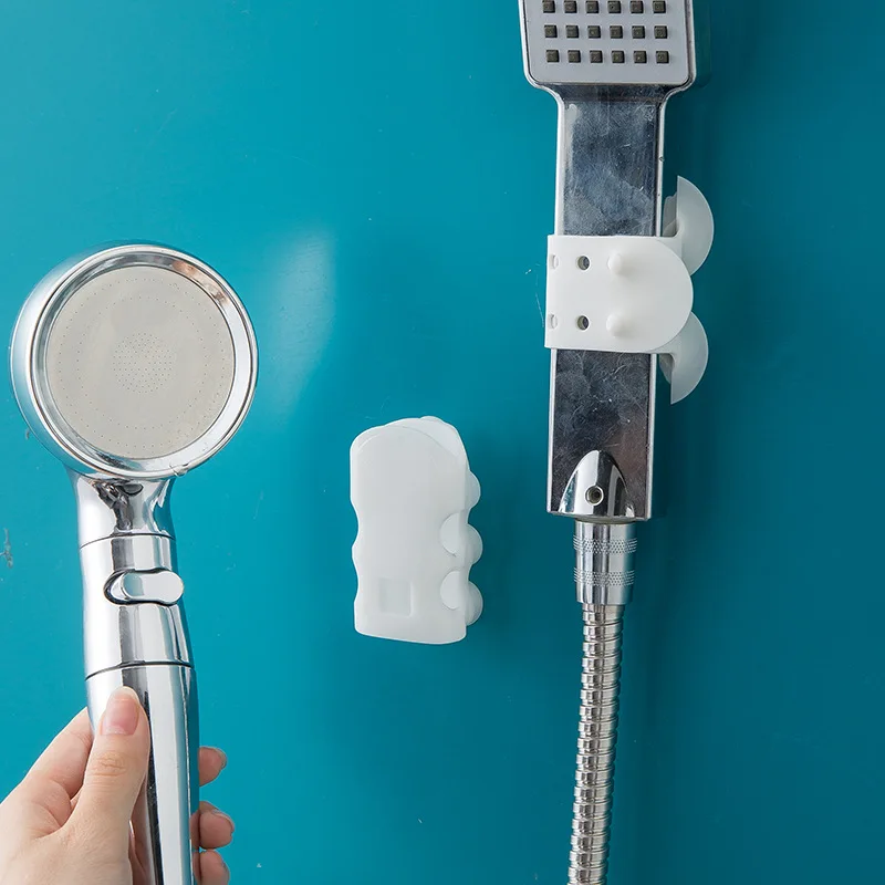 

1PC Wall Mounted Removable Bathroom Suction Cup Shower Head Holder Adjustable Fixed Bracket Wall Rack Stand Bathroom Tools