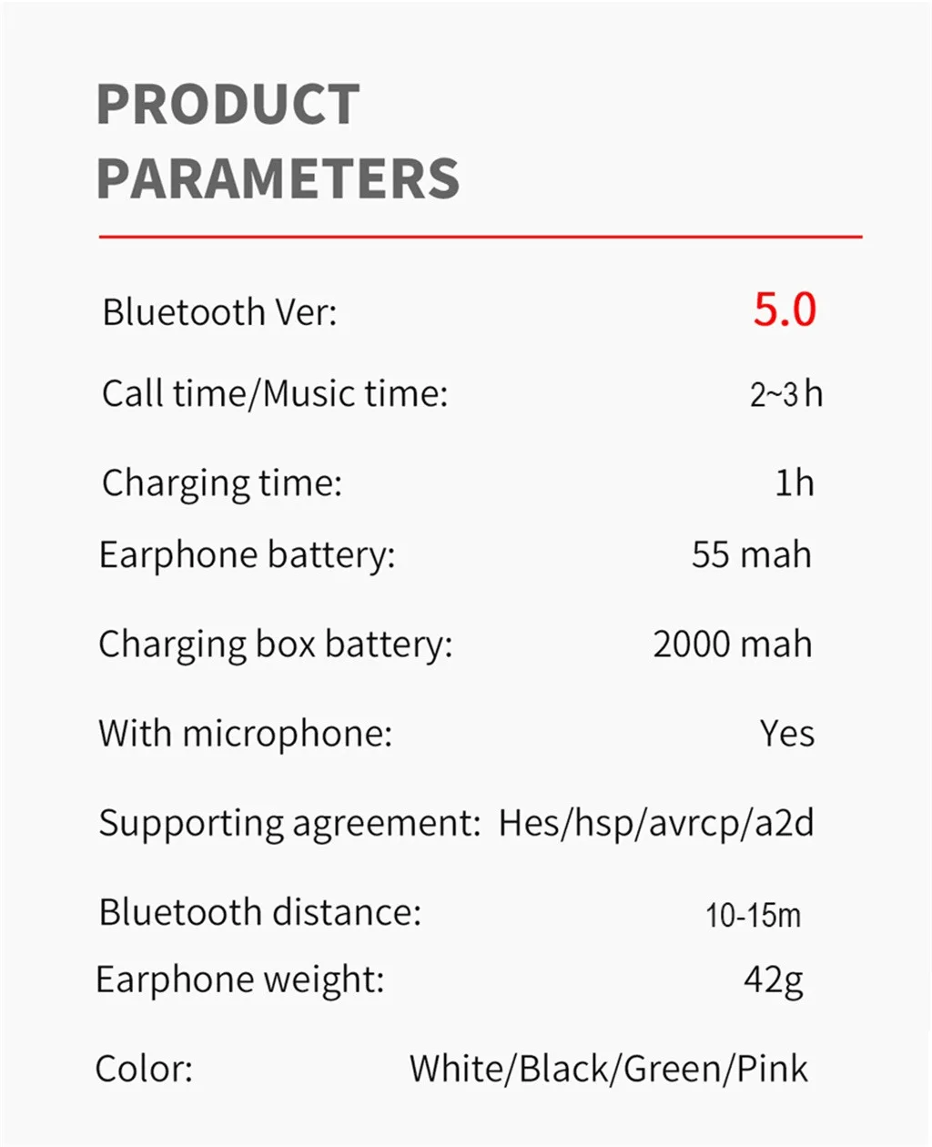 Binmer BT5.0 беспроводные наушники TWS наушники стерео наушники мини-наушники-вкладыши Bluetooth HiFi игровые наушники для IOS Andriod# G1