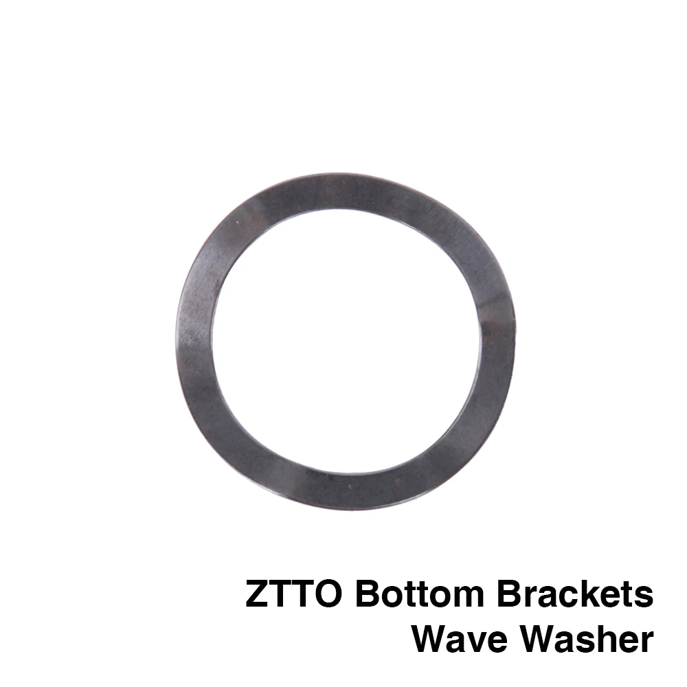 ZTTO Нижний Кронштейн аксессуар адаптер GXP волновая шайба 0,5 мм для велосипеда K7 GXP 24 22 мм цепь MTB дорожный - Цвет: 30mm Wave washer