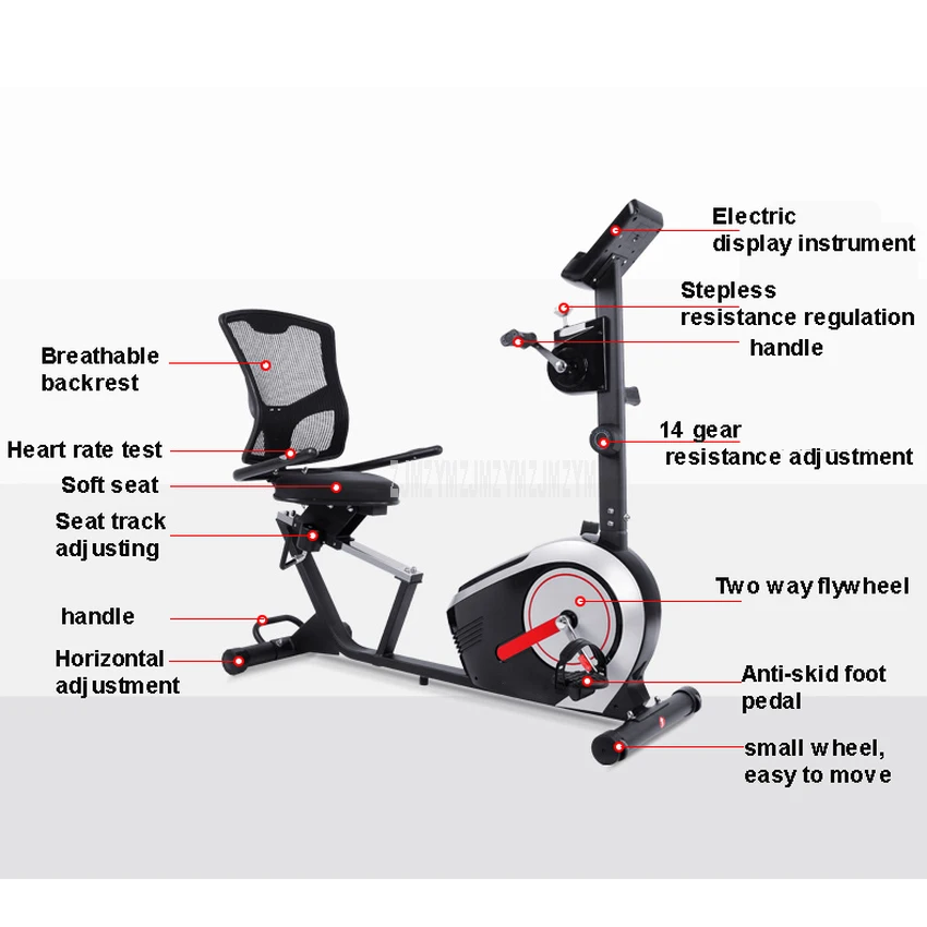 Indoor Exercise Bike Trainer Home Training 14 Gear Magnetic Control Resistance Bicycle Bike Cycling Exercise Trainer Model R8