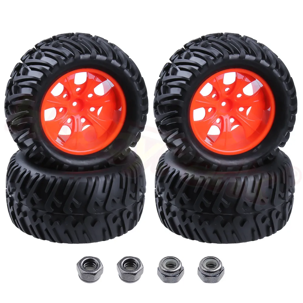 4Pcs RC Ÿ̾     μƮ 12mm Hex 1/10 RC  ڵ HSP  Ʈ 94111 94108 Redcat ʰ