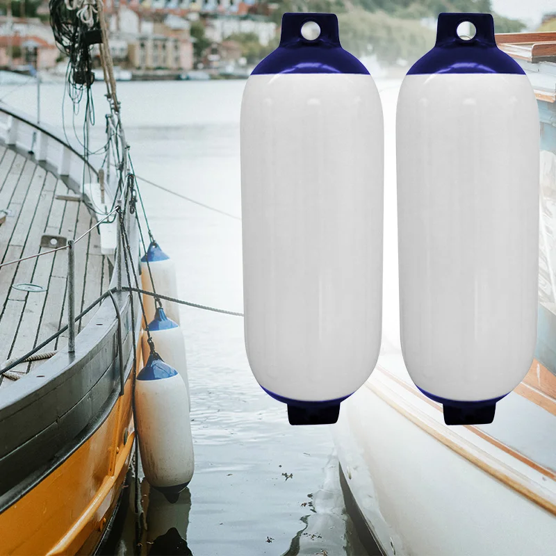 Marine Accessories Boat Inflatable Bumper Fender Boat Anchor Buoy Dock Shield UV Protection Fender Cover Protector 2pcs,boat bumper fender,boat folding anchor