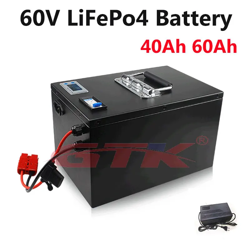 Литиевый аккумулятор GTK LiFePO4 60 в 40 А · ч с BMS для прицельного электроинструмента