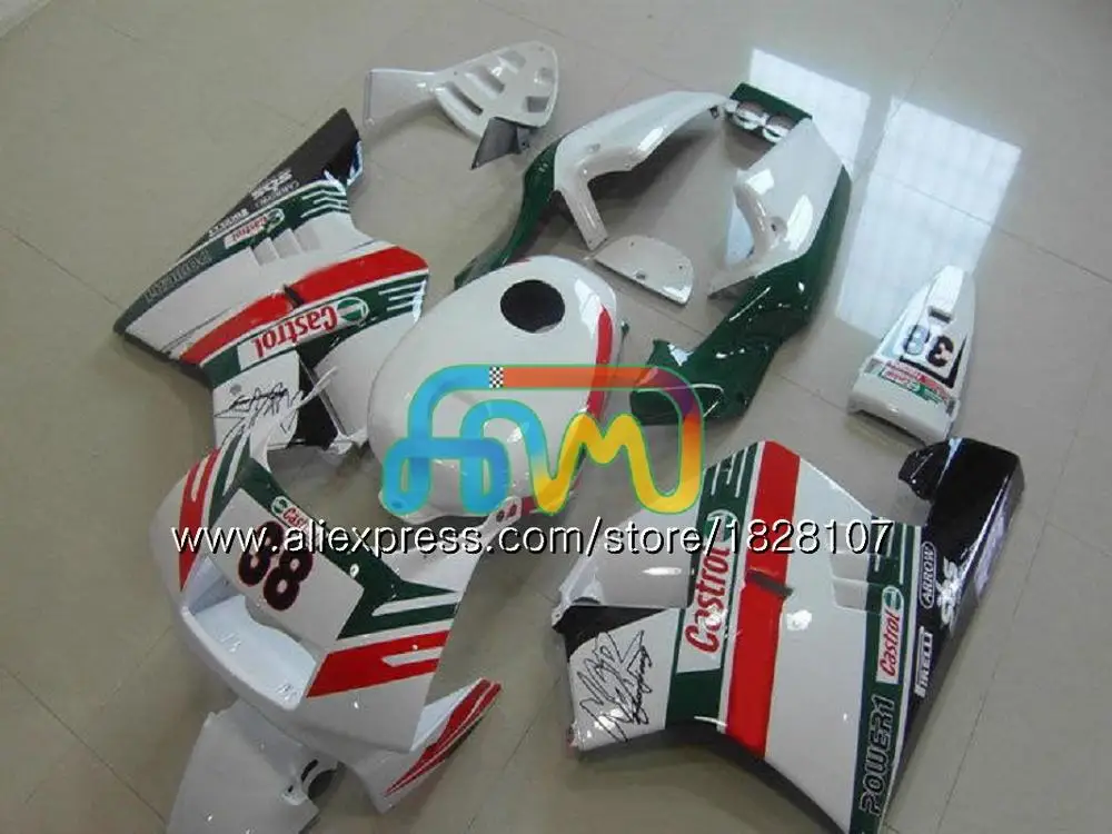 Литья под давлением для HONDA NSR 250 Castrol зеленый MC21 PGM3 NSR250R 90 91 92 93 85BS. 21 NSR250 R RR СМП 250R 1990 1991 1992 1993 обтекатель - Цвет: No. 22