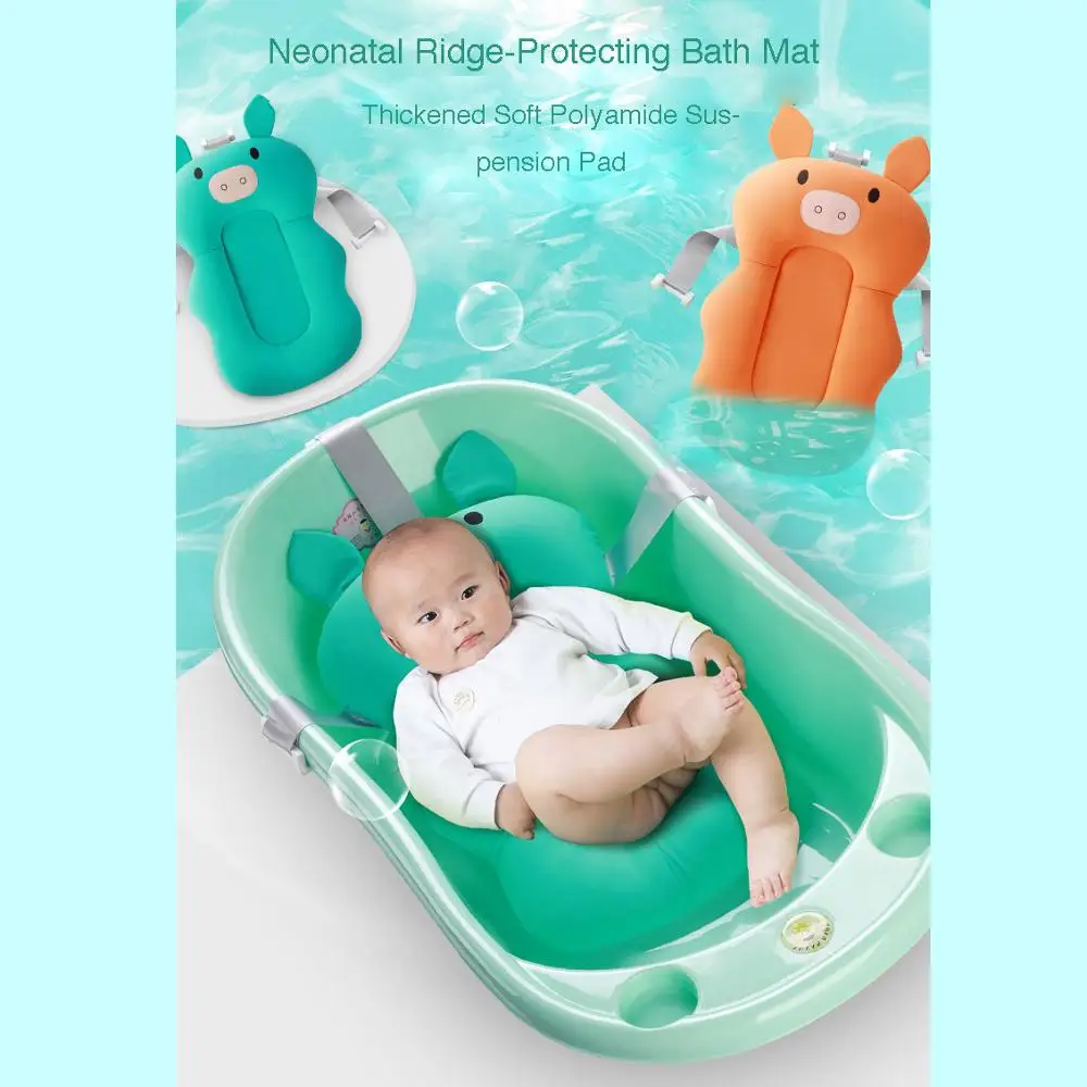

YETAA Bath-Pad Air-Cushion-Bed Shower Non-Slip Safety Infant Baby Babies Newborn Security Portable