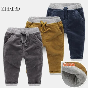 

Boy's Thickened Corduroy Trousers New Autumn/winter 2020 Children's 1 Autumn/winter 8-year-old Cotton-padded Trousers Clothes