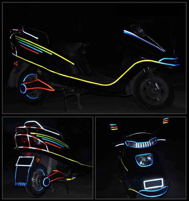 Распродажа велосипедов отражатель флуоресцентный MTB велосипед наклейка для велосипеда велосипедный обод колеса Светоотражающая наклейка