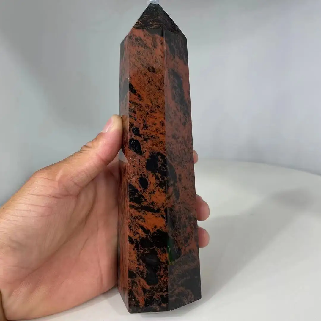 

600-1300g natural Red yaoshi crystal rod point healing 1