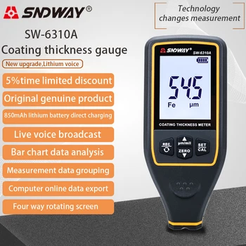 

High precision test meter of automotive coating of digital paint coating thickness body weight meter car coating Tester