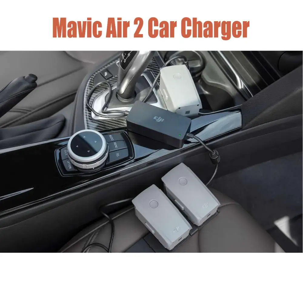 

DJI Mavic Air 2 Car Charger Charging Time 1 hour and 40 minutes For DJI Mavic Air 2 Charger Batteries Accessories