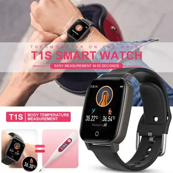 

T1S Smart Watch Waterproof Health Monitoring Bluetooth 5.0 Intelligent Silicone Bracelet With 1.3 Inches Touch Large Screen