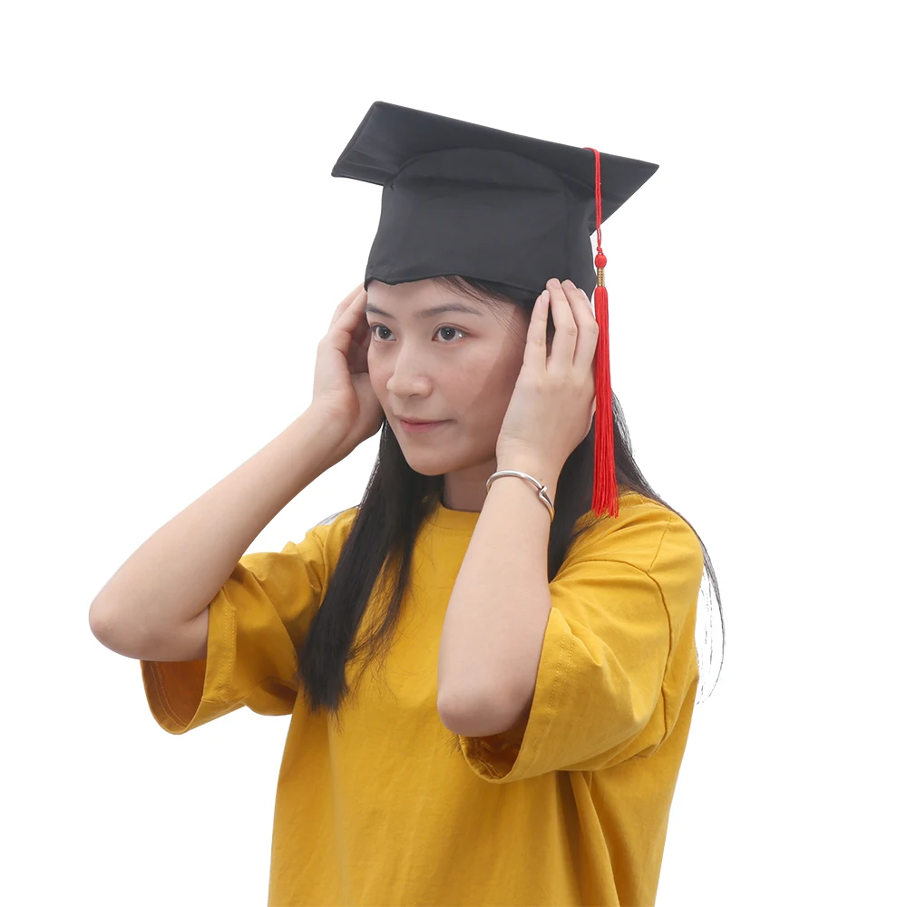 School Graduation Party Tassels Cap Mortarboard University Bachelors Master Doctor Academic Hat