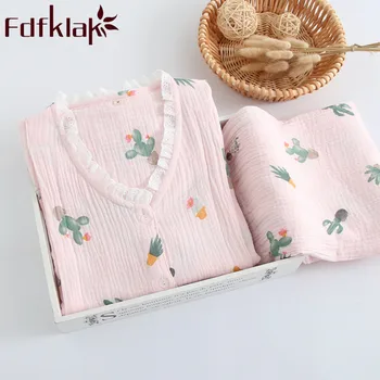 

Fdfklak New Pyjamas Women Maternity Lounge Wear Sleepwear Nursing Pajama For Pregnant Spring Autumn Cotton Pregnancy Pijama