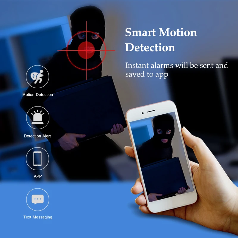 1080P HD IP Wireless Camera Home Security Camera Night Vision Baby Monitor CCTV Camera Wifi Smart Alarm infrared Indoor Camera