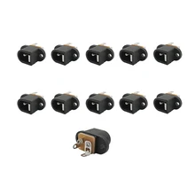 20/10/5Pcs DC-016 DC Power Buchse Jack Stecker mit Ohr DC016 PIN = 2,0mm 3Pin DIP Nadel Größe Anpassung 5,5 mmx 2,1mm Power Stecker