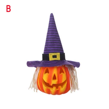 

LED Glowing Pumpkin Light Hollow Classic Design Decoration for Halloween Party _WK