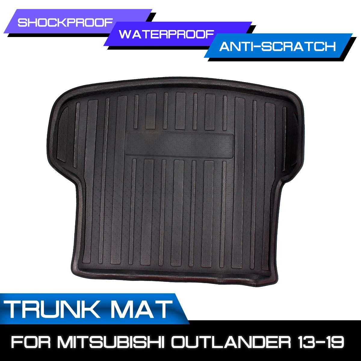 For Mitsubishi Outlander 2013 2019 Cargo Liner Rear Trunk Cargo Floor