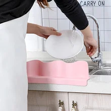 Бытовая присоска брызговик TPE брызговик Практичный Прочный мытье посуды водяной барьер кухонные принадлежности