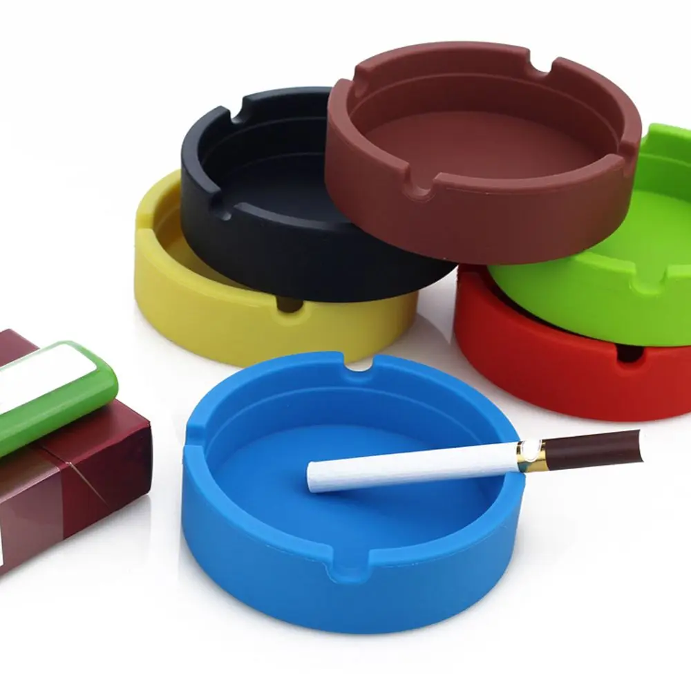 PVC Soft Ashtrays Potable Cigarette Holder Ashtray Outdoor Portable Smoking Cigar Ash Tray | Дом и сад
