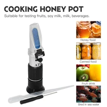 Измеритель сахара пчеловодства оптические инструменты диапазон по шкале Брикса пищевые напитки измерительный инструмент тестер рефрактометры пчелиные инструменты