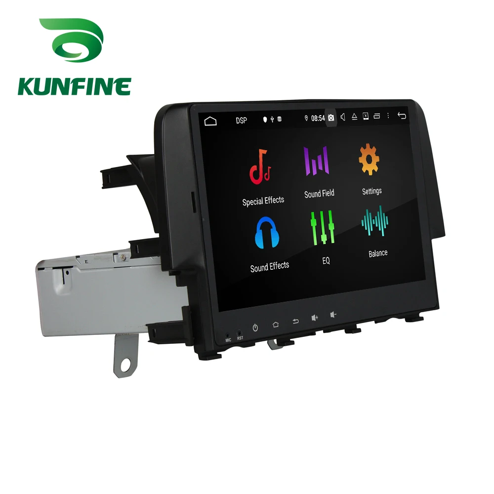 Perfect Android 9.0 Octa Core 4GB RAM 64GB Rom Car DVD GPS Multimedia Player Car Stereo Deckless for HONDA CIVIC 2016 Radio Headunit 6