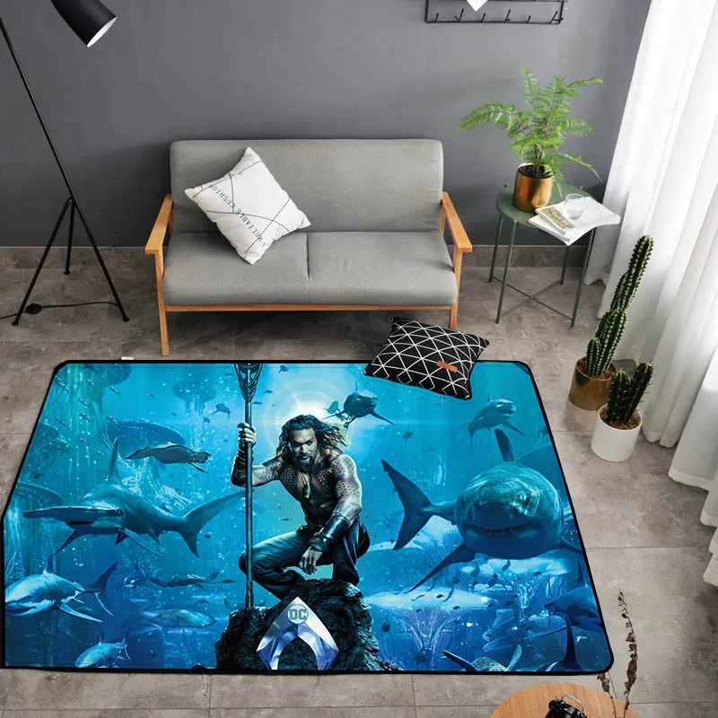 Style 3 Аниме Marvel Neptune, супер герой, коврик для двери, ковер, коврик для спальни, нескользящий коврик, мультяшный подарок - Цвет: Style 3