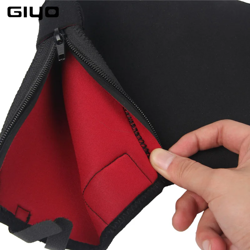 GIYO Winter Warm Cycling Glove Men Women Wind Rainproof Handlebar Mittens MTB Road Bike Bar Gloves Mitts For Bicycle Safety