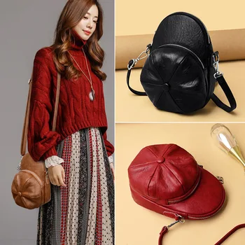 

Design Cap Bag 2020 Cross-Body Shoulder Bag Summer Fresh Texture Women's Leather Bags