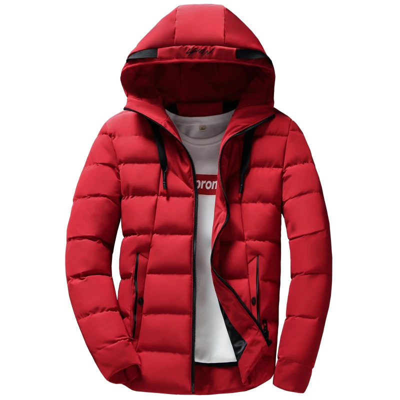 Winter Jacket Men Thicken Warm Parkas Hooded Coat Fleece Man's Jackets Outwear Jaqueta Masculina New Hot Drop Shipping K242