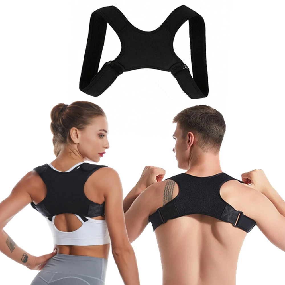Adjustable Back Support Belt Posture Corrector Clavicle Spine Shoulder Lumbar Correction For Adults children | Спорт и развлечения