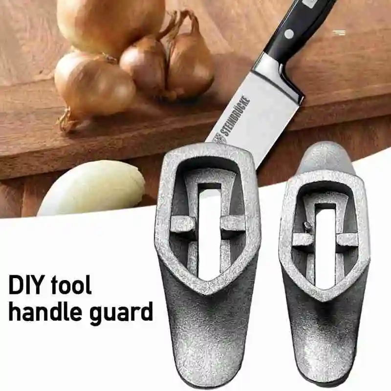 1Pcs Knife Handle Guard Knife Pommel Finger Bolster Hand Accessories Embryo Casting Guard Supplies Making Tool Outdoor DIY Tool