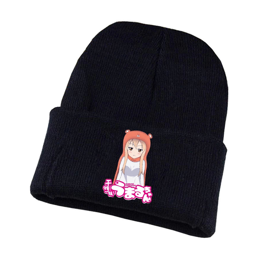 Аниме Himouto! Umaru-chan вязаная шапка для косплея унисекс с принтом для Взрослых Повседневная хлопковая шапка для подростков зимняя вязаная шапочка